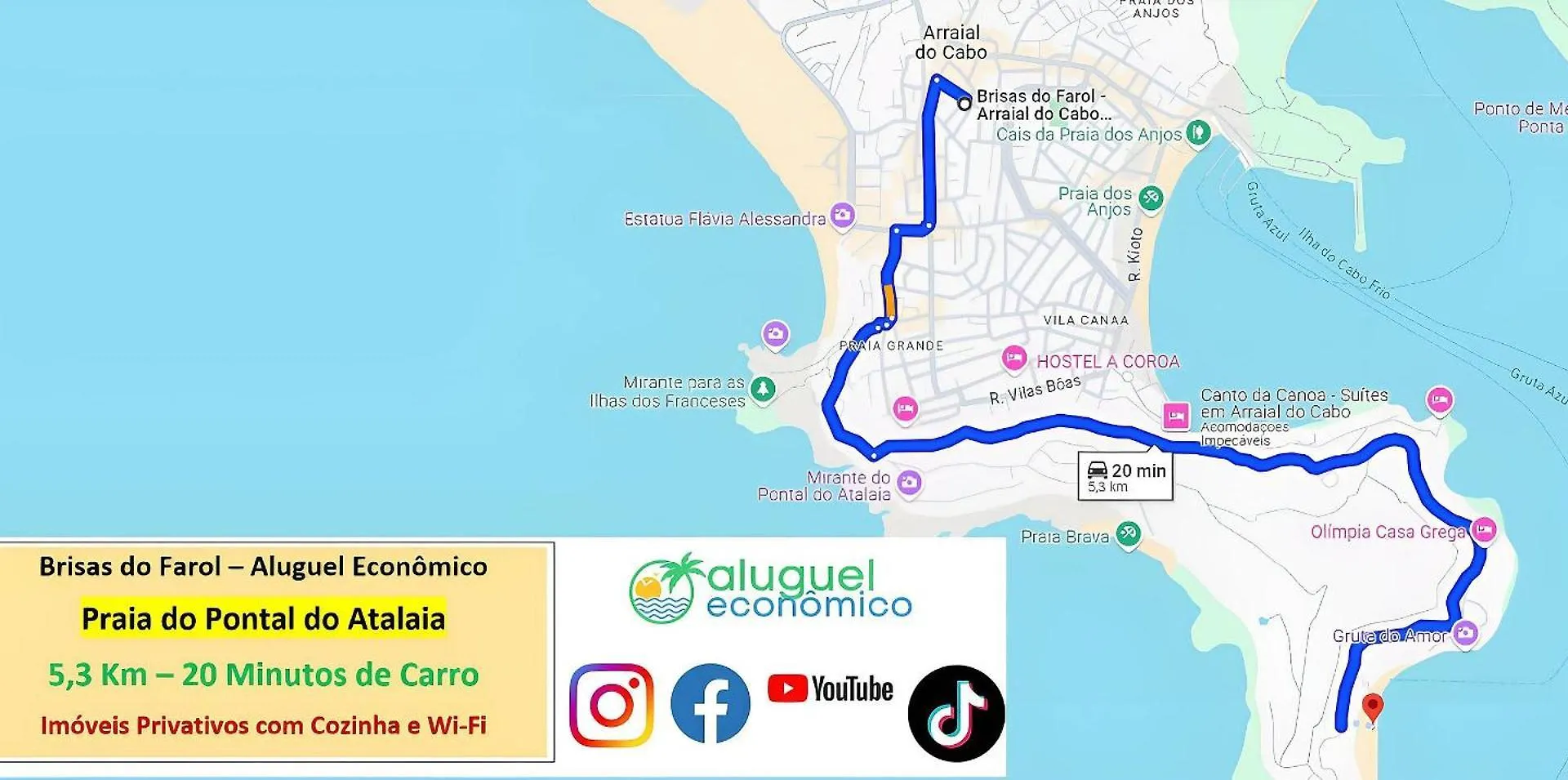 Arraial Do Cabo - Brisas Do Farol - Aluguel Economico公寓 公寓 阿拉亚尔-杜卡布